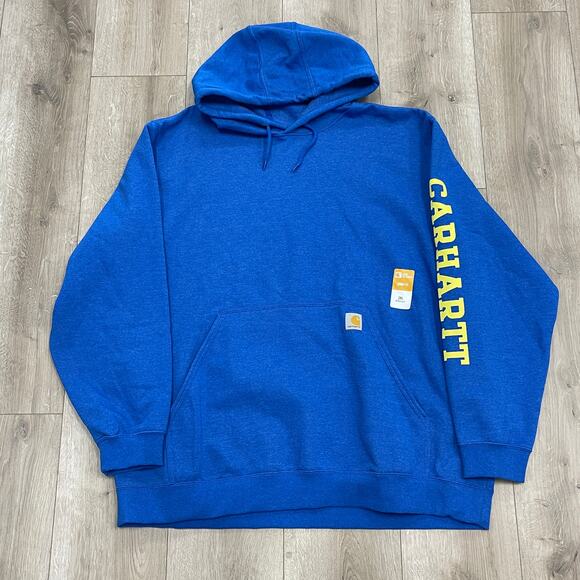 Carhartt 106388 Rain Defender® Loose Fit Midweight Hoodie Sweater Size 3XL B4 - Picture 5 of 7